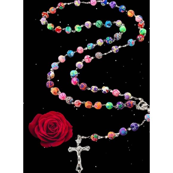 Jewelry - ABSOLUTELY NEW BEAUTIFUL & COLORFUL ROSARY
